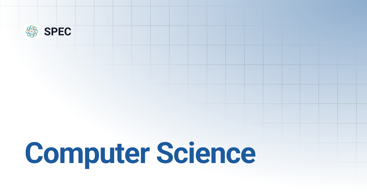 Computer Science | SPEC